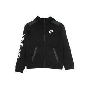 Nike Kinder Air FZ Rits Hoodie , Black , Heren , Maat: XS