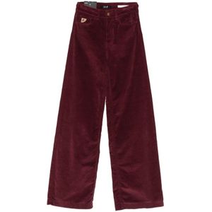 Lois, Dames, Broeken, Rood, Maat: W25 Katoen,