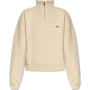Jacquemus - Gros Grain Sweatshirt - Beige - Katoen