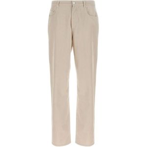 A.p.c., Heren, Broeken, Beige, Maat: W30 Katoen,
