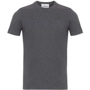 Iceberg, Heren, Tops, Grijs, Maat: XL Katoen,