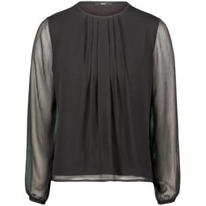 zero - Blouse - Zwart - Blouseshirt - Lange Mouw