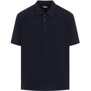 Bottega Veneta, Heren, Tops, Blauw, Maat: L Katoen,
