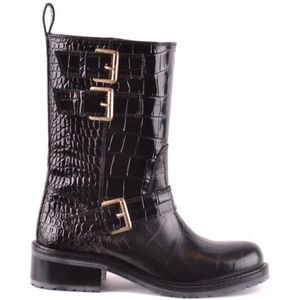 Dsquared2, Dames, Schoenen, Zwart, Maat: 36 EU Leer,