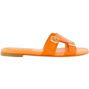 Santoni, Dames, Schoenen, Oranje, Maat: 36 EU