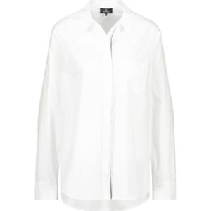 Monari, Dames, Blouses & Shirts, Wit, Maat: M Katoen,