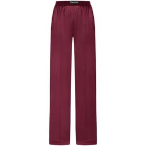 Tom Ford, Dames, Broeken, Roze, Maat: M Zijde,
