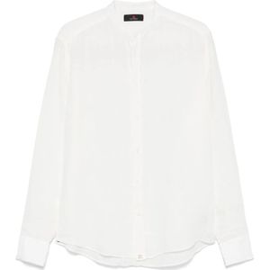 Peuterey, Heren, Overhemden, Wit, Maat: S Katoen,