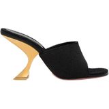 Amina Muaddi, Dames, Schoenen, Zwart, Maat: 35 EU