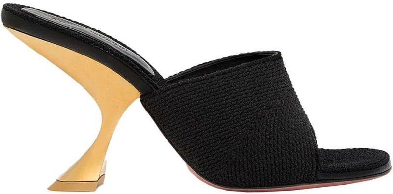 Amina Muaddi, Dames, Schoenen, Zwart, Maat: 35 EU