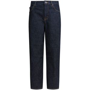 Self Portrait - Indigo Barrel Leg Jeans - Blauw - Dames