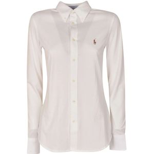Ralph Lauren, Dames, Blouses & Shirts, Wit, Maat: L Katoen,