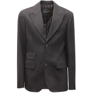 Frankie Morello, Heren, Jassen, Zwart, Maat: XL Katoen,