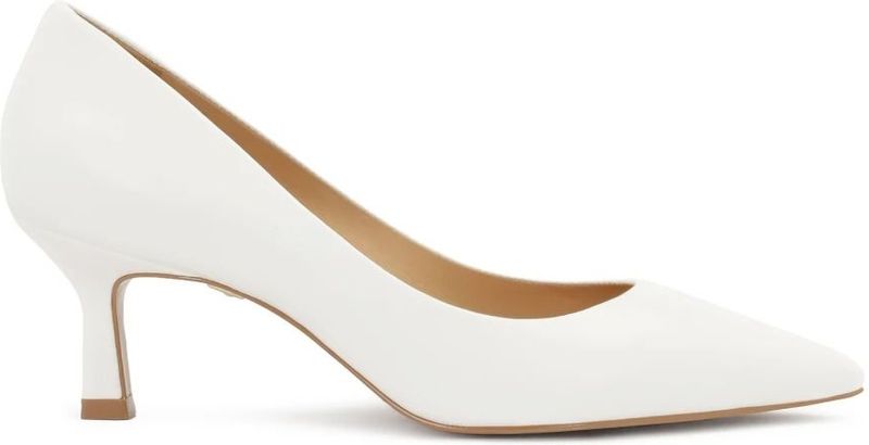 Kazar - Pumps - Wit - Trouwcollectie - Hoogwaardig Natuurlijk Leer