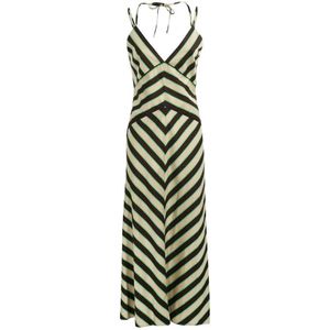 Msgm, Dames, Jurken, Veelkleurig, Maat: S Poliester,