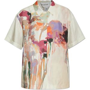 Munthe, Dames, Blouses & Shirts, Veelkleurig, Maat: XS Zijde,