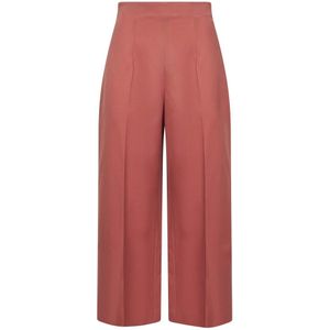 Marni, Dames, Broeken, Roze, Maat: XS Wol,