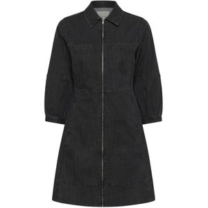 Part Two, Dames, Jurken, Zwart, Maat: S Denim,