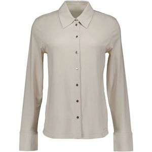 Marc Cain, Dames, Blouses & Shirts, Beige, Maat: XL