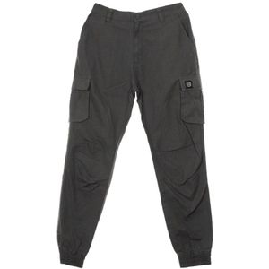 Dolly Noire, Heren, Broeken, Grijs, Maat: S Katoen,