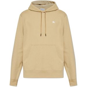 Burberry, Heren, Sweatshirts & Hoodies, Beige, Maat: L Katoen,