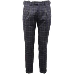 Michael Coal, Heren, Broeken, Grijs, Maat: W31 Wol,