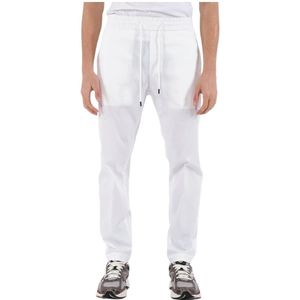 Dondup, Heren, Broeken, Wit, Maat: W34 Katoen,