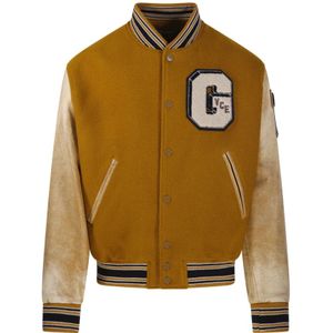 Golden Goose, Heren, Jassen, Bruin, Maat: M Wol,