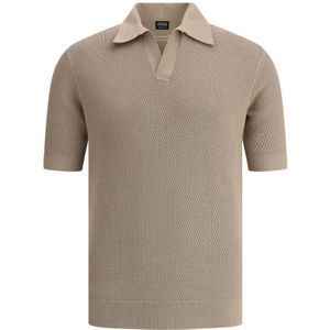 Ermenegildo Zegna, Heren, Tops, Bruin, Maat: M
