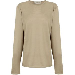 Cortana, Dames, Truien, Beige, Maat: S Kasjmier,