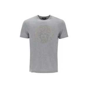 Versace T-Hemden , Gray , Heren , Maat: L