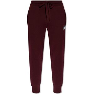 Dolce & Gabbana, Heren, Broeken, Rood, Maat: XS Wol,