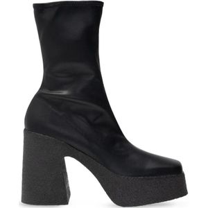 Stella McCartney, Dames, Schoenen, Zwart, Maat: 41 EU Leer,