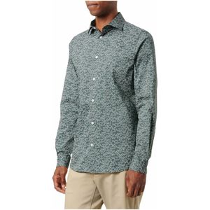 s.Oliver, Heren, Overhemden, Groen, Maat: 3XL