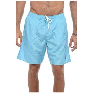 Yesiam, Heren, Badkleding, Blauw, Maat: M Poliester,