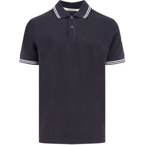 Moncler, Heren, Tops, Blauw, Maat: XL Katoen,