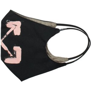 Off White, Dames, Accessoires, Zwart, Maat: ONE Size Katoen,