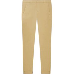 Dondup, Heren, Broeken, Beige, Maat: W34 Leer,