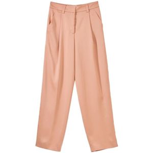 Genny, Dames, Broeken, Roze, Maat: XS Satijn,