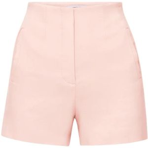 Veronica Beard, Dames, Korte broeken, Roze, Maat: M Linnen,