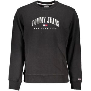 Tommy Hilfiger, Dames, Sweatshirts & Hoodies, Zwart, Maat: L Katoen,
