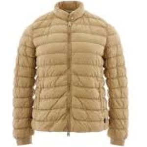 Woolrich Vibrerende Heren Outdoor Jas Beige , Beige , Dames , Maat: S