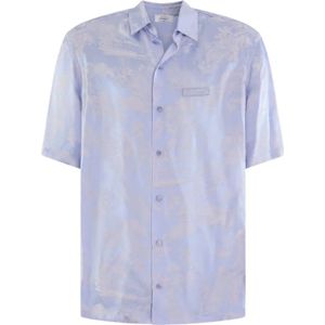 Off White, Heren, Overhemden, Blauw, Maat: M