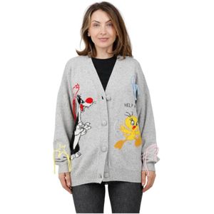 MC2 Saint Barth, Dames, Truien, Grijs, Maat: Xs/S Kasjmier,