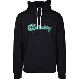 Bikkembergs, Heren, Sweatshirts & Hoodies, Zwart, Maat: XL Katoen,