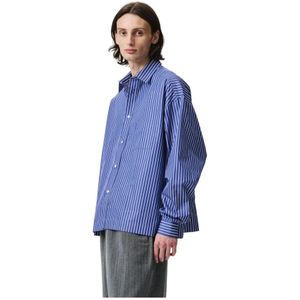 Adnym Atelier, Heren, Overhemden, Paars, Maat: L Katoen,