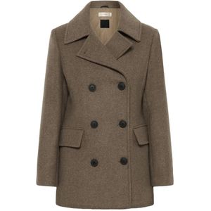 InWear, Dames, Mantels, Bruin, Maat: M Leer,