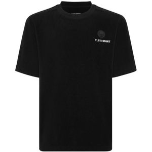 Plein Sport, Heren, Tops, Zwart, Maat: S