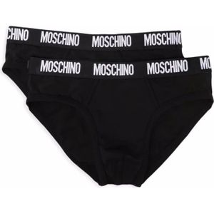 Moschino, Heren, Ondergoed, Zwart, Maat: S Katoen,