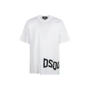 Dsquared2 T-Hemden , White , Heren , Maat: XL
